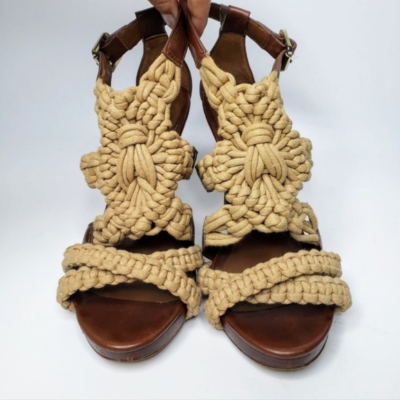 Tory Burch Fluer Rope & Leather - Picture 1 of 12